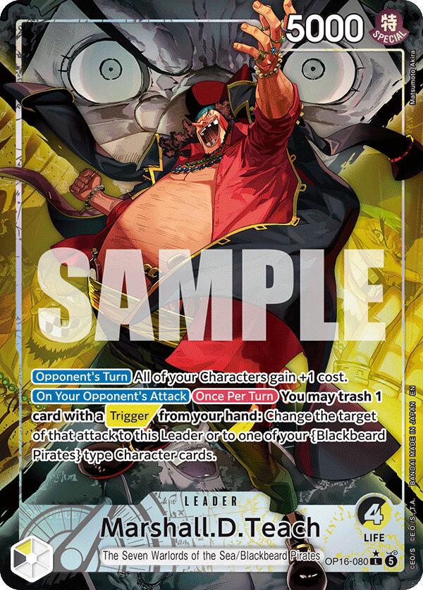 One Piece - Marshall.D.Teach - OP16-080 - The Time of Battle
