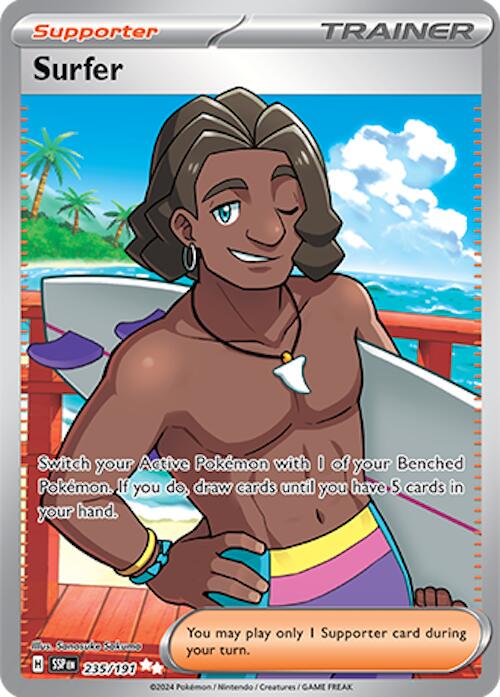 Pokémon TCG - Surfer - 235/191 - Surging Sparks