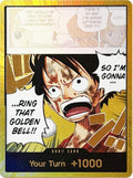 One Piece - DON!! Card [Luffy Gold] - Adventure on Kami's Island