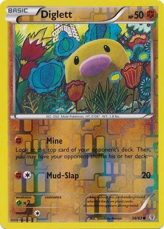 Pokémon TCG - Diglett [Reverse Holo] - 38/83 - Generations