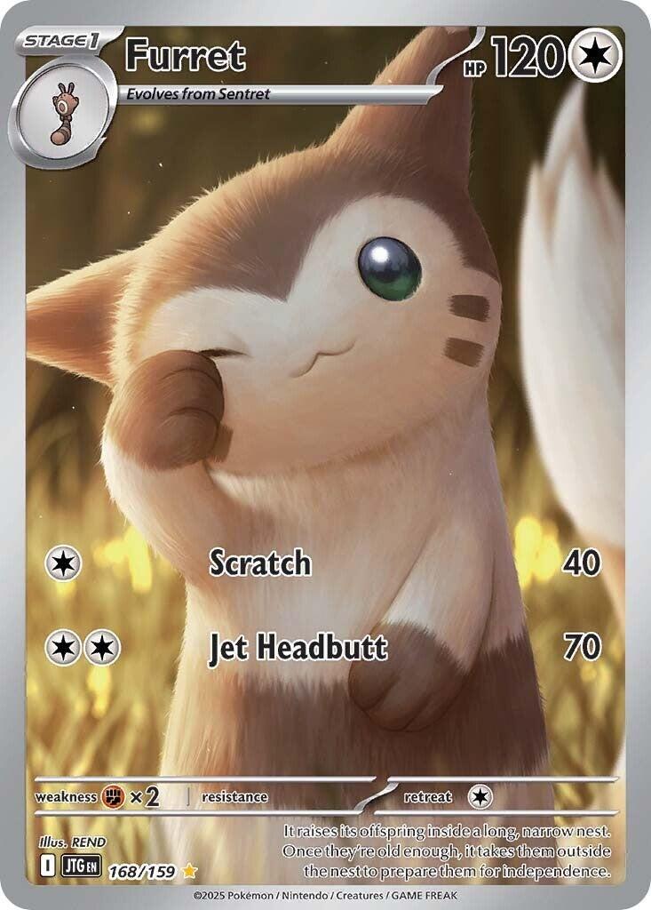 Pokemon TCG - Furret - 168/159 - Journey Together