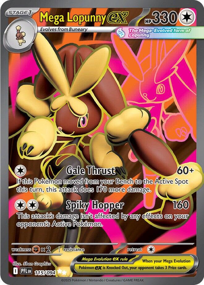 Pokémon TCG - Mega Lopunny Ex - 115/094 -  Phantasmal Flames