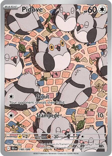 Pokémon TCG - Pidove - 148/086 - Black Bolt