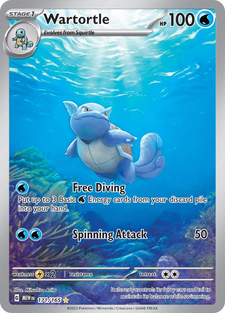 Pokémon TCG - Wartortle - 171/165 - SV151