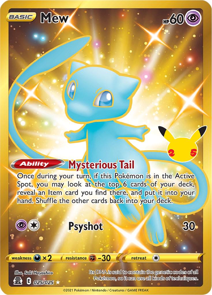 Pokémon TCG - Mew - 025/025 - Celebrations