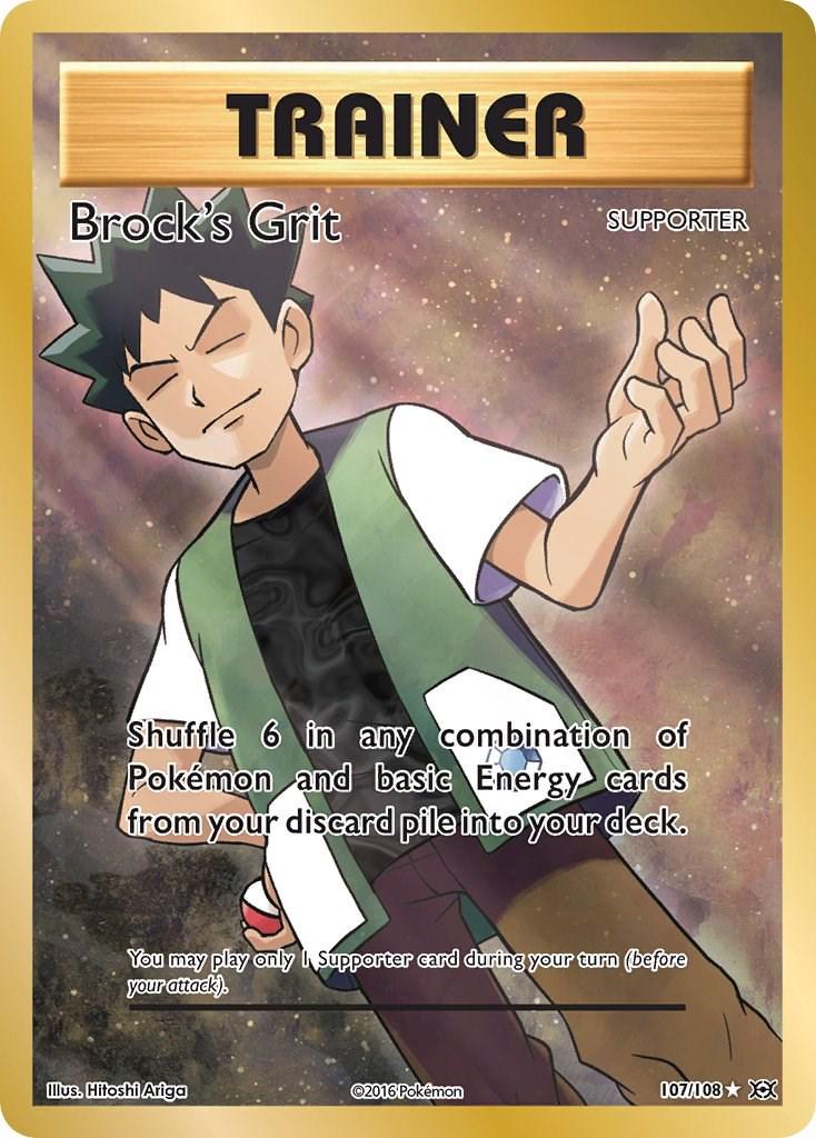 Pokémon TCG - Brock's Grit - 107/108 - Evolutions