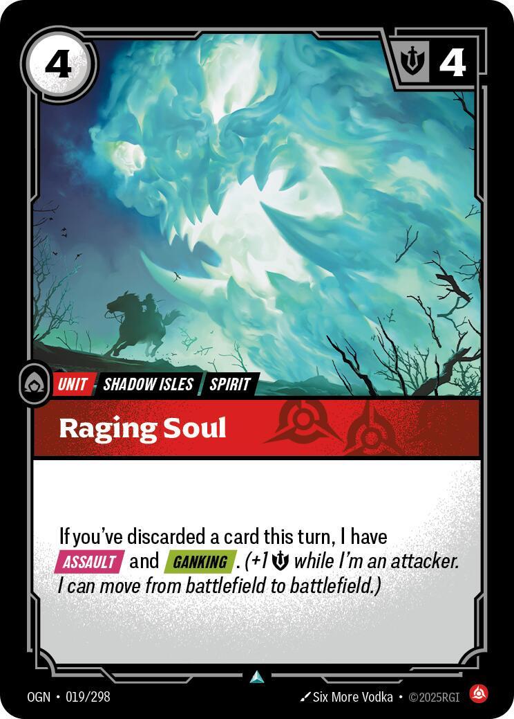 Riftbound TCG - Raging Soul - 019/298 - Origin