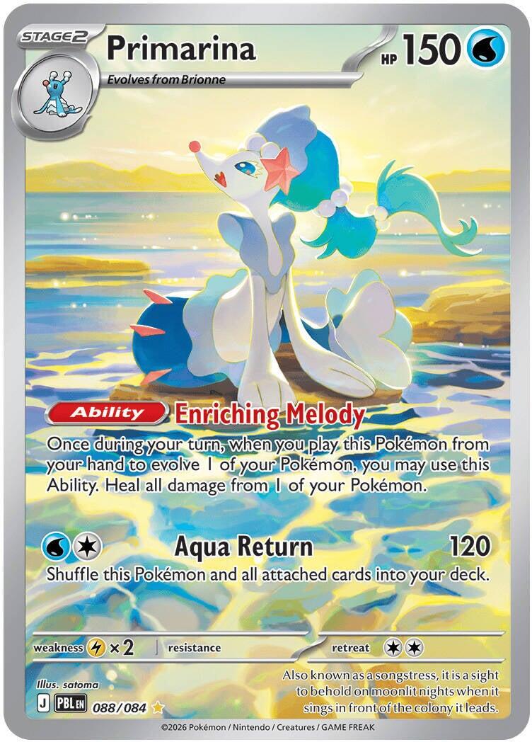 Pokémon TCG - Primarina - 088/084 - Pitch Black