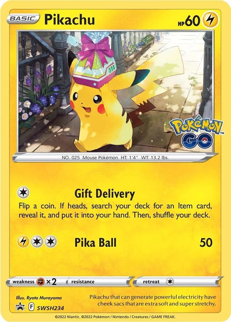 精靈寶可夢 TCG - 皮卡丘 - 028/078 - 全像 - 稀有 - Pokemon Go 