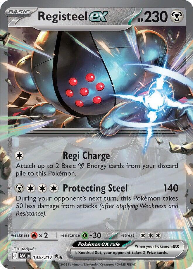 Pokémon TCG - Registeel ex - 145/217 - Ascended Heroes