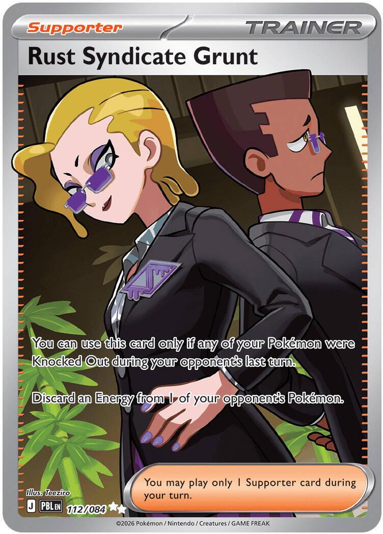 Pokémon TCG - Rust Syndicate Grunt - 112/084 - Pitch Black