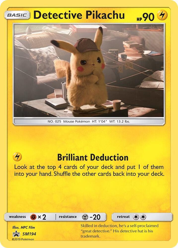 Pokémon TCG - Detective Pikachu - SM194 - Promo