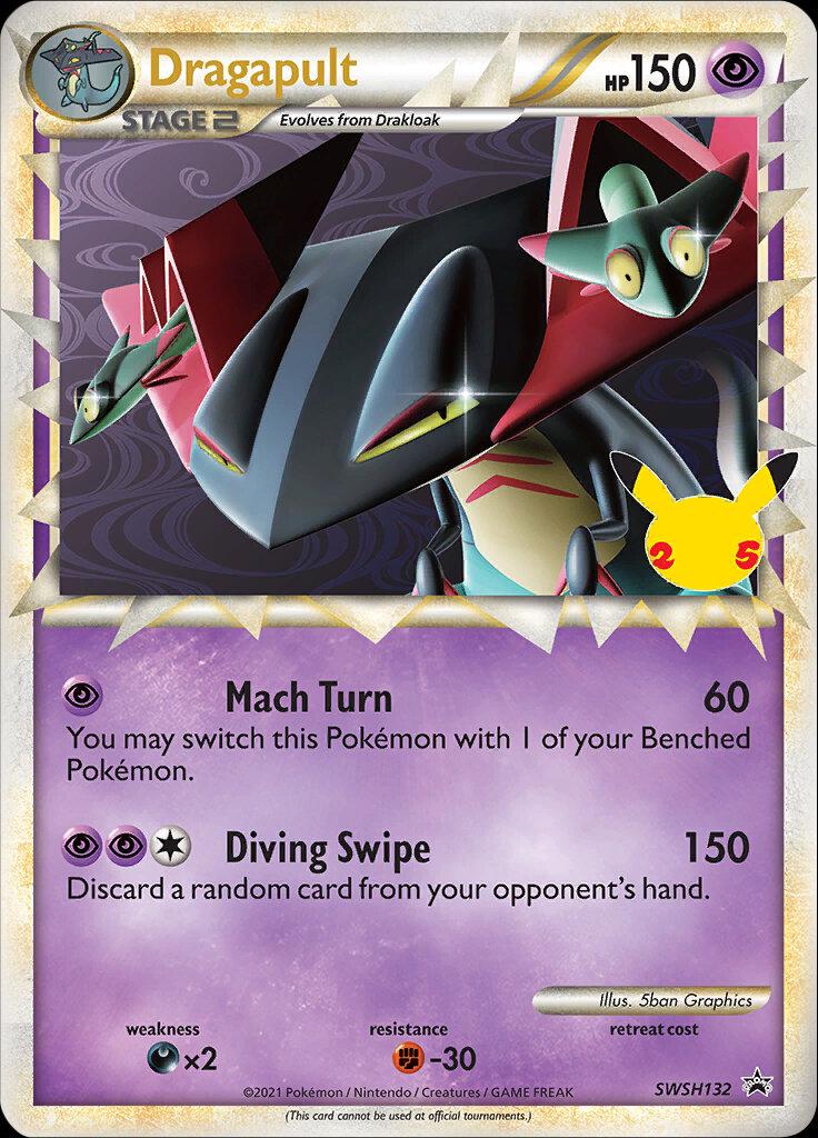 Pokemon TCG - Dragapult - SWSH132 - Celebrations