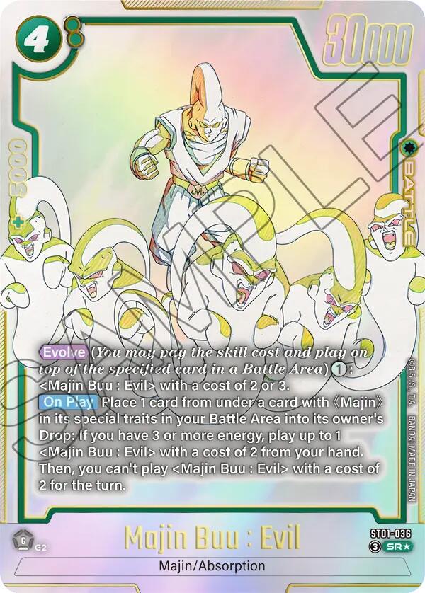 Dragon Ball - Majin Buu : Evil [Alt Art] - ST01-036 - Fusion World