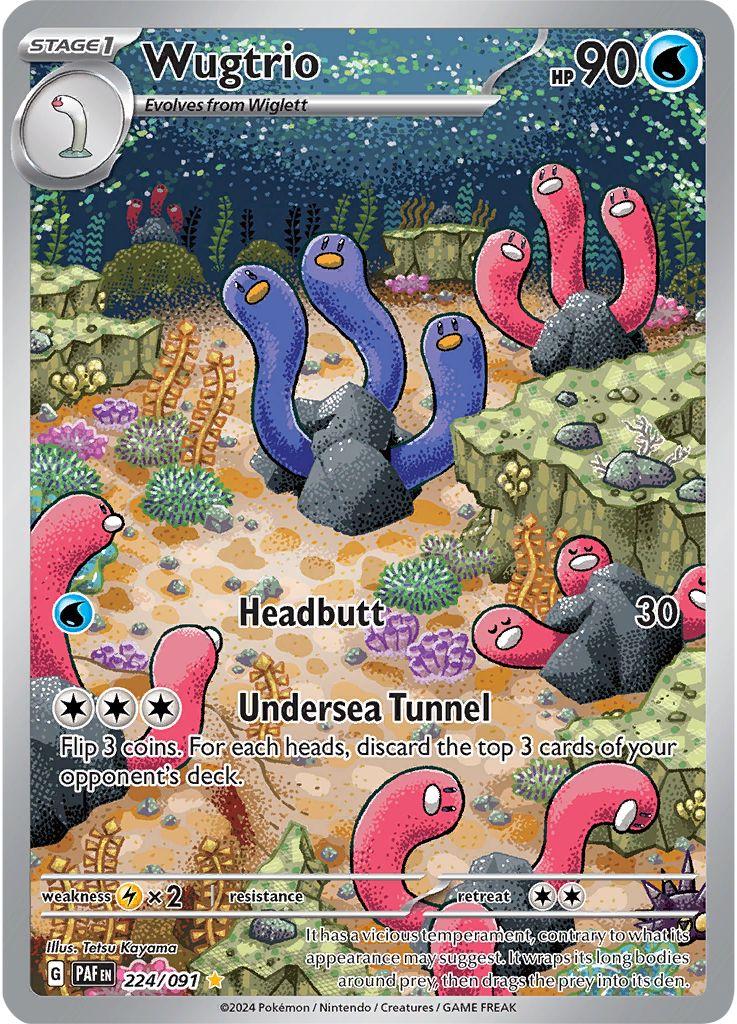 Pokémon TCG - Wugtrio - 224/091 - Paldean Fates