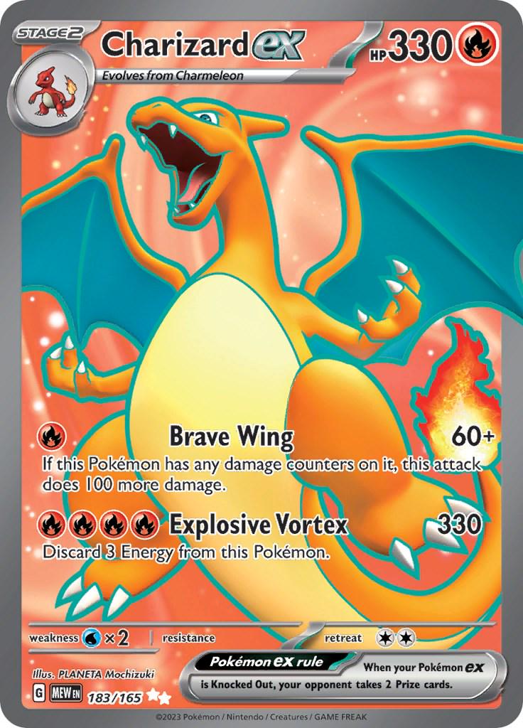 Pokémon TCG - Charizard ex - 183/165 - SV151