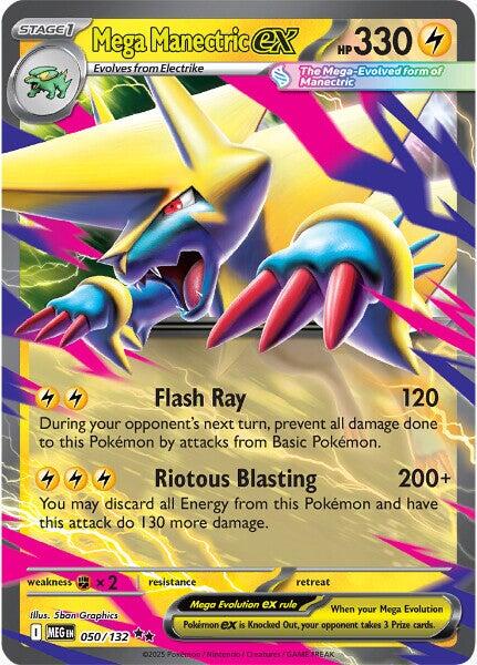 Pokémon TCG - Mega Manectric ex - 050/132 - Mega Evolution