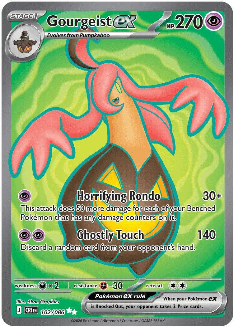 Pokémon TCG - Gourgeist ex - 102/086 - Chaos Rising
