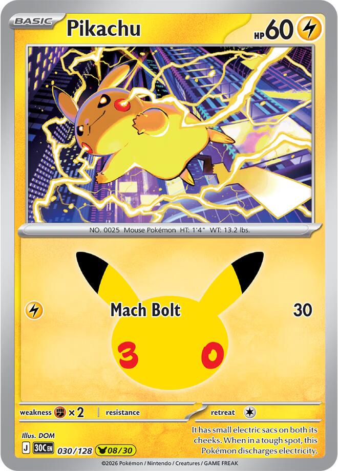 Pokémon TCG - Bundle - M6a 30th Celebration - EN