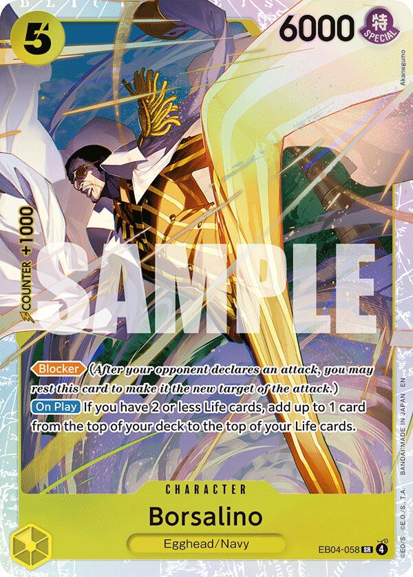 One Piece - Borsalino - EB04-058 - Extra Booster Egghead Crisis