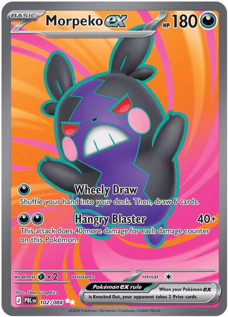 Pokémon TCG - Morpeko ex - 102/084 - Pitch Black