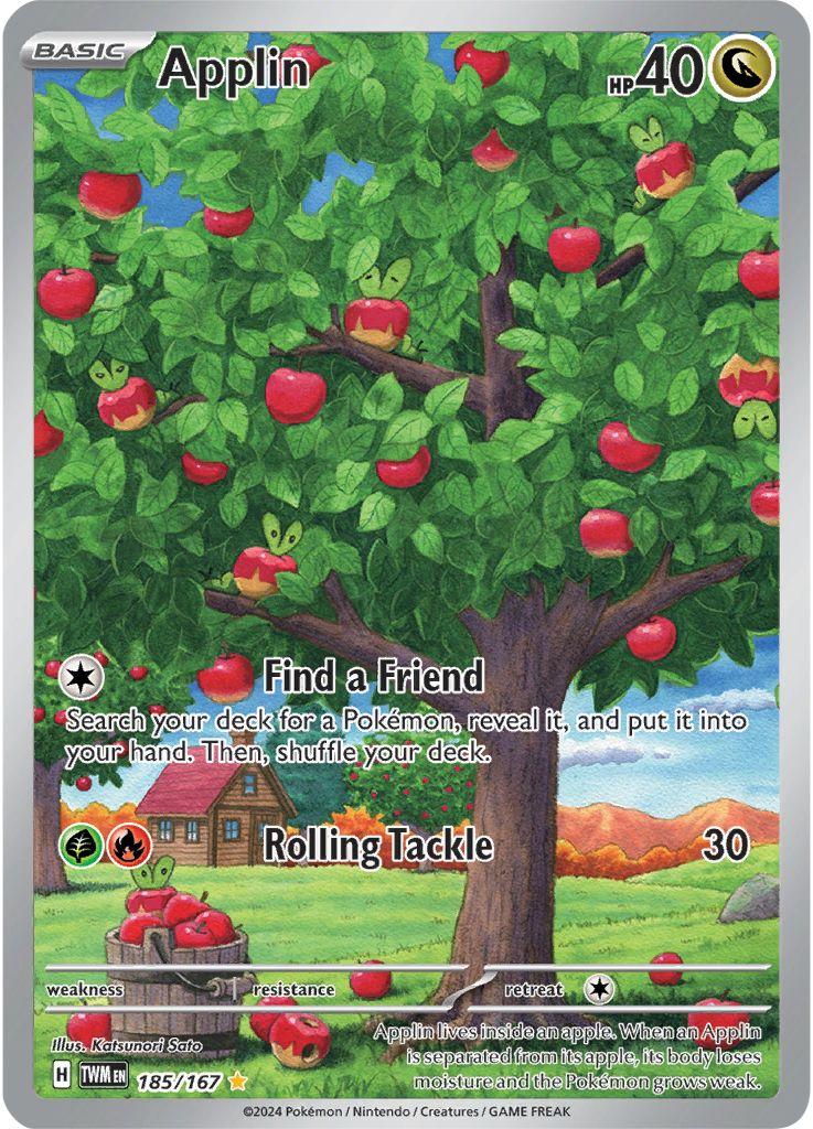 Pokémon TCG - Applin - 185/167 - Twilight Masquerade