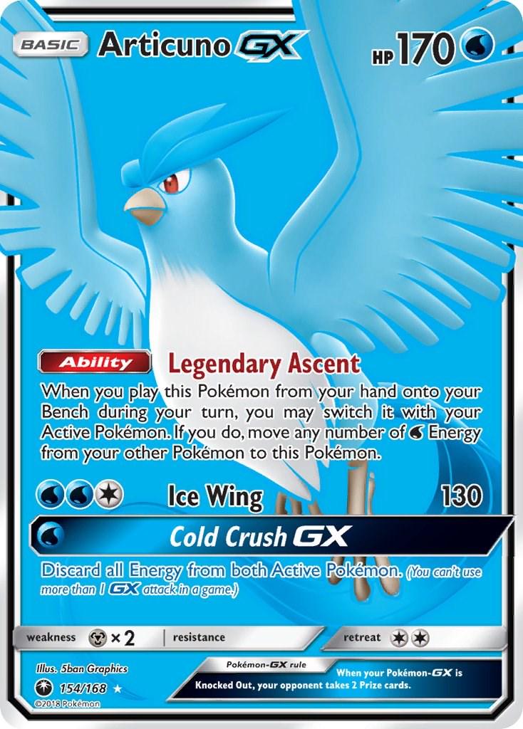 Pokémon TCG - Articuno GX - 154/168 - Celestial Storm