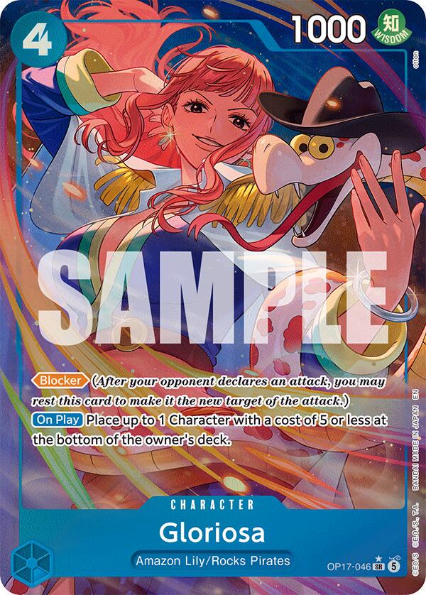 One Piece - Gloriosa [Alt Art] - OP17-046 - World's Strongest Warriors