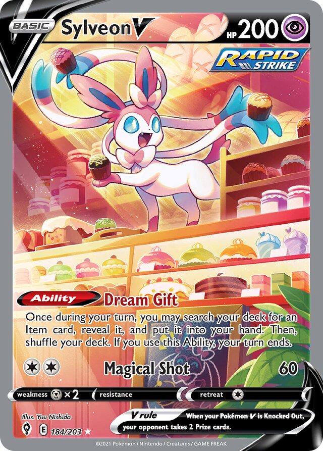 Pokémon TCG - Sylveon V - 184/203 - Evolving Skies