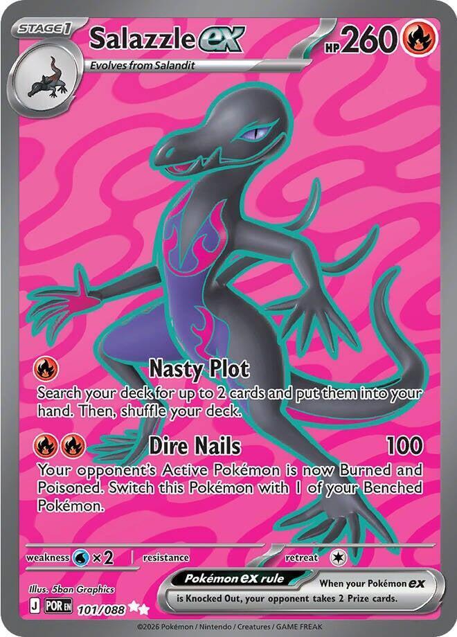 Pokémon TCG - Salazzle ex - 101/088 - Perfect Order