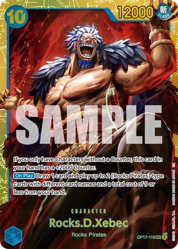 One Piece - Rocks.D.Xebec - OP17-118 - World's Strongest Warriors