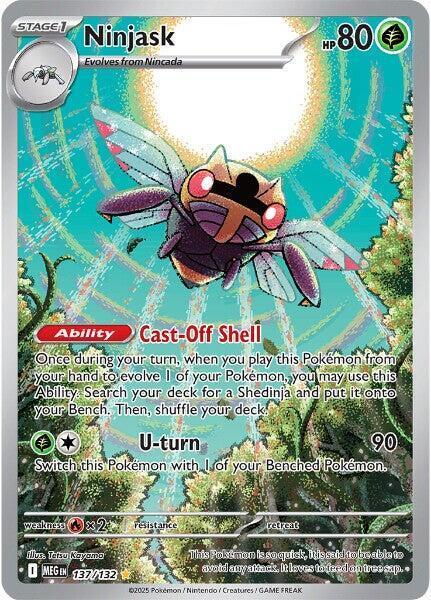 Pokémon TCG - Ninjask - 137/132 - Mega Evolution