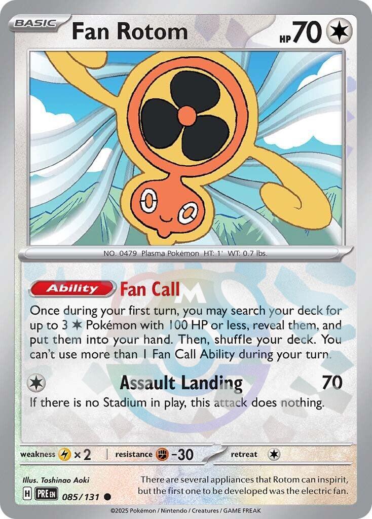 Pokémon TCG - Fan Rotom - 085/131 - Prismatic Evolutions