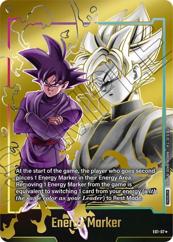 Dragon Ball - Energy Marker [Gold] - E01-07 - Fusion World Energy Markers