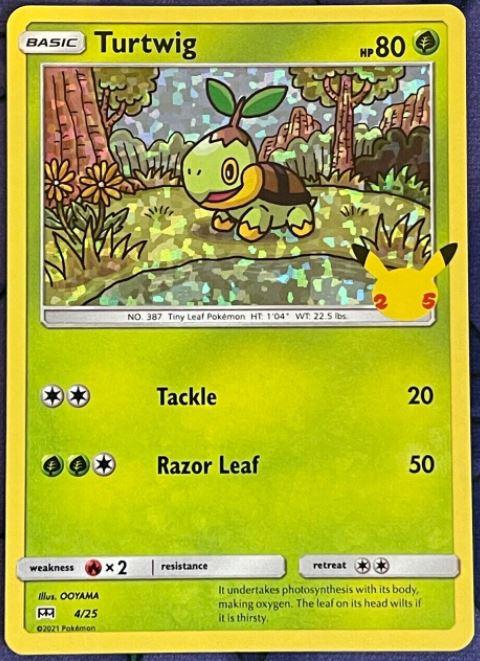 Pokémon TCG - Turtwig - 7/25 - McDonalds 2021