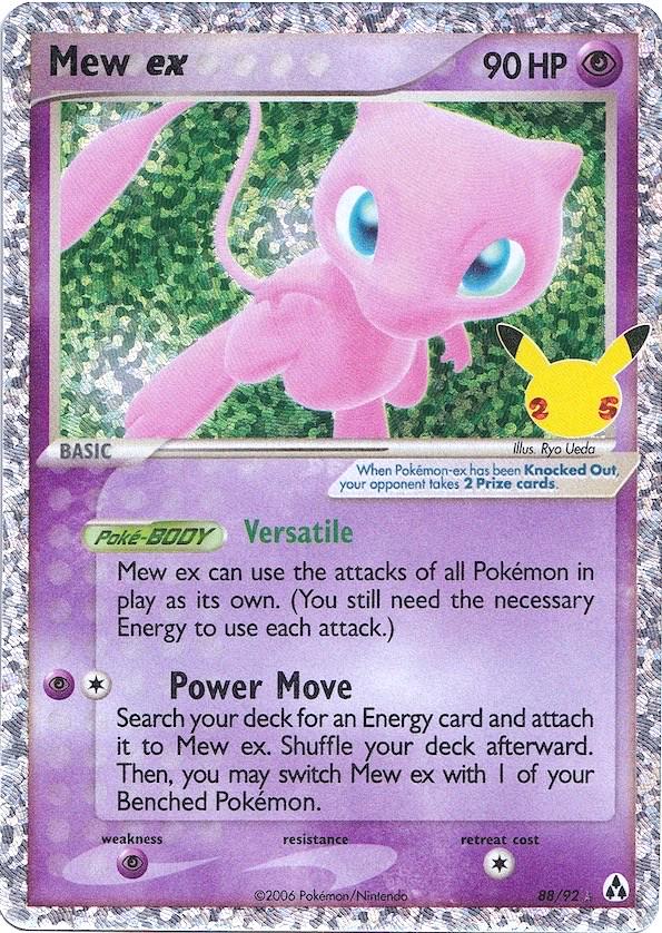 Pokémon TCG - Mew EX - 88/92 - Celebrations