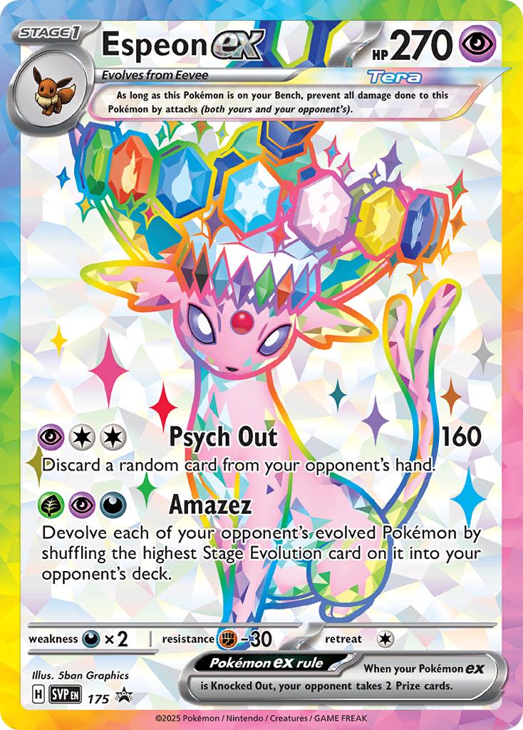 Pokémon TCG - Espeon ex - 175 - Black Star Promo