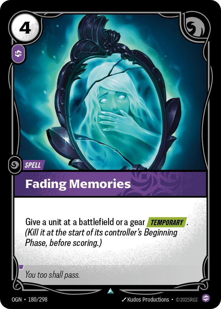 Riftbound TCG - Fading Memories - 180/298 - Origin