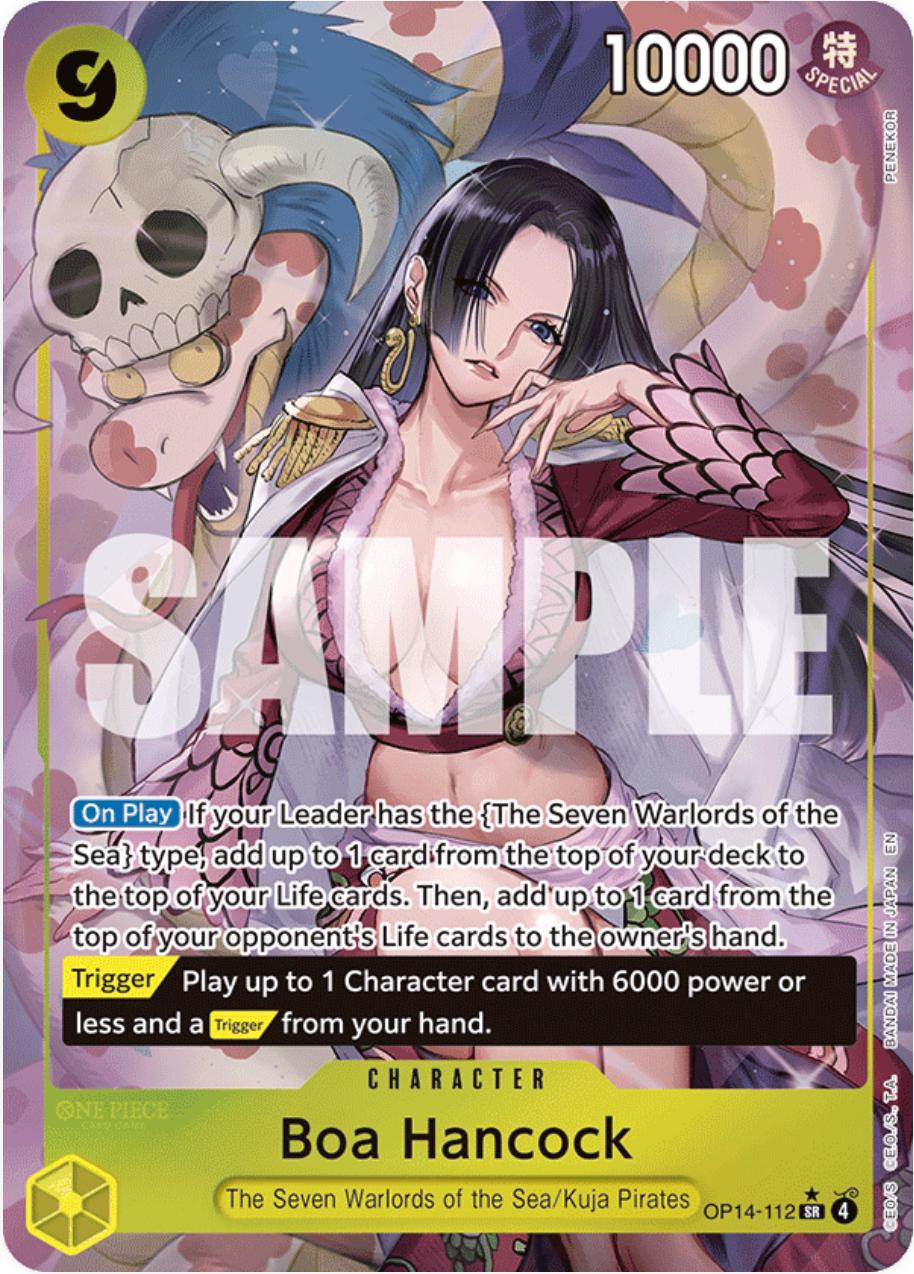 One Piece - Boa Hancock [Alt-Art] - OP14-112 - Azure Sea's Seven