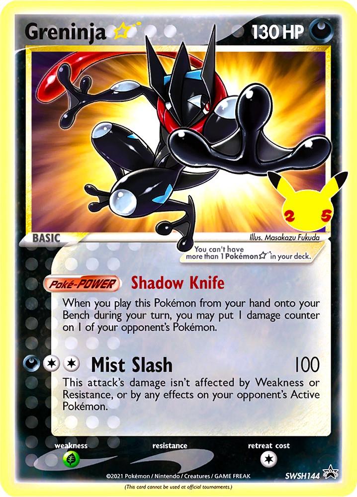 Pokémon TCG - Greninja - SWSH144 - Celebrations