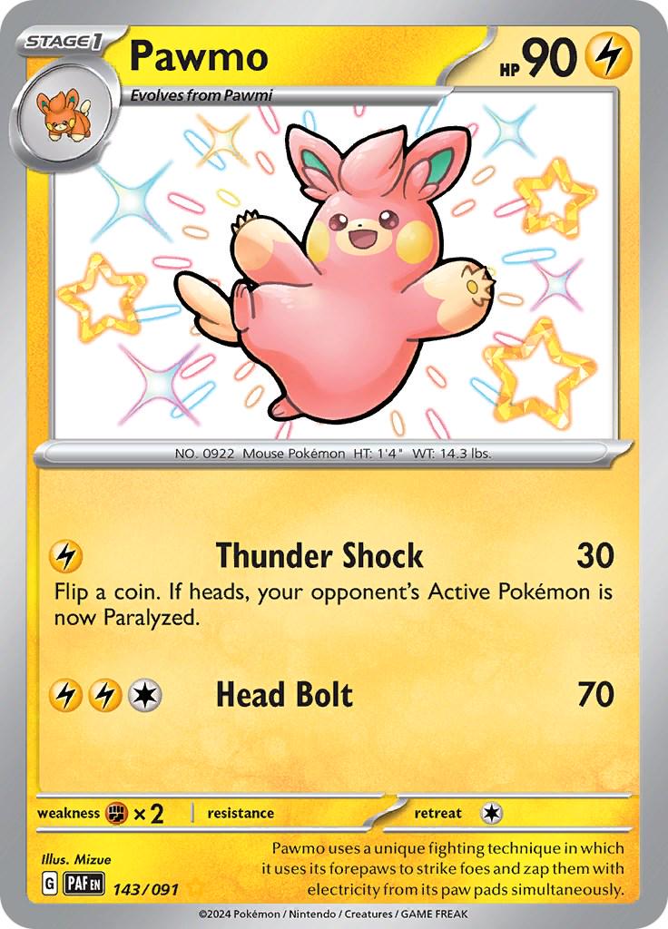 Pokémon TCG - Pawmo - 143/091 - Paldean Fates