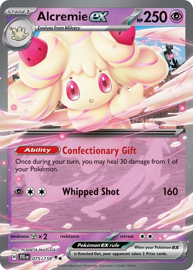Pokémon TCG - Alcremie ex - 075/159- Journey Together