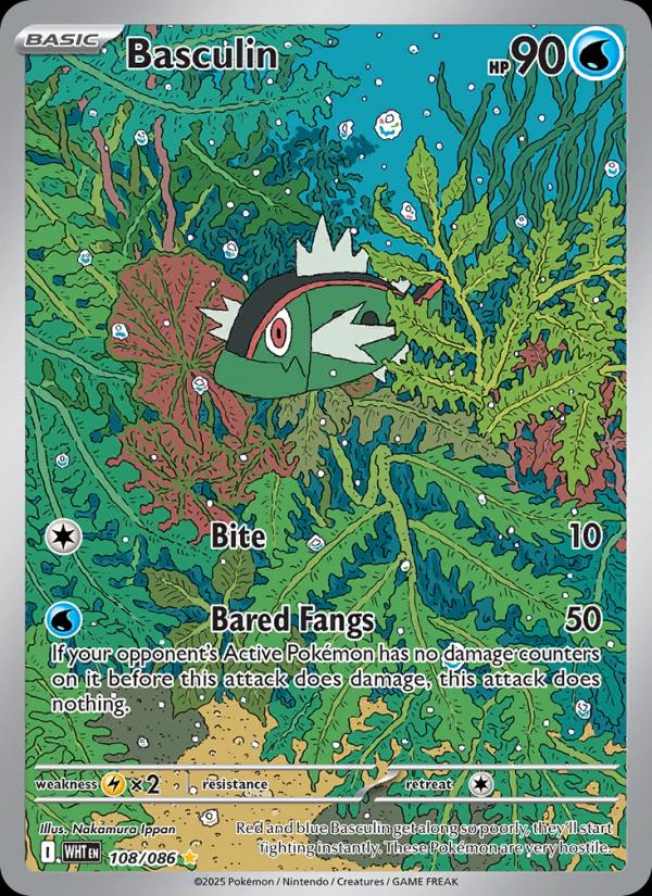 Pokémon TCG - Basculin - 108/086 - White Flare