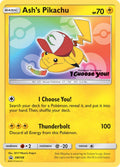 Pokémon TCG - Ash's Pikachu - SM108 Promo