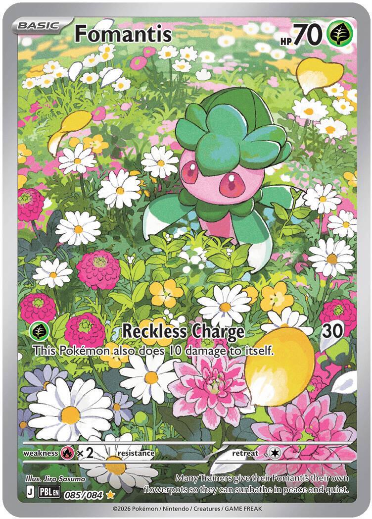 Pokémon TCG - Fomantis - 085/084 - Pitch Black
