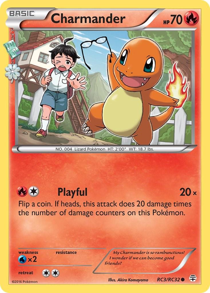 Pokemon TCG - Charmander - RC3/RC32 - Generations