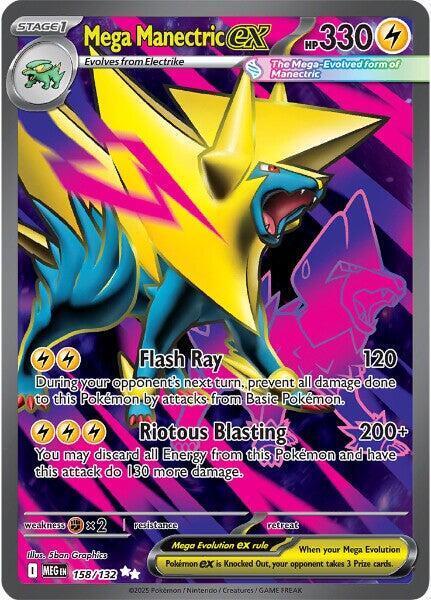 Pokémon TCG - Mega Manectric Ex - 158/132 - Mega Evolution