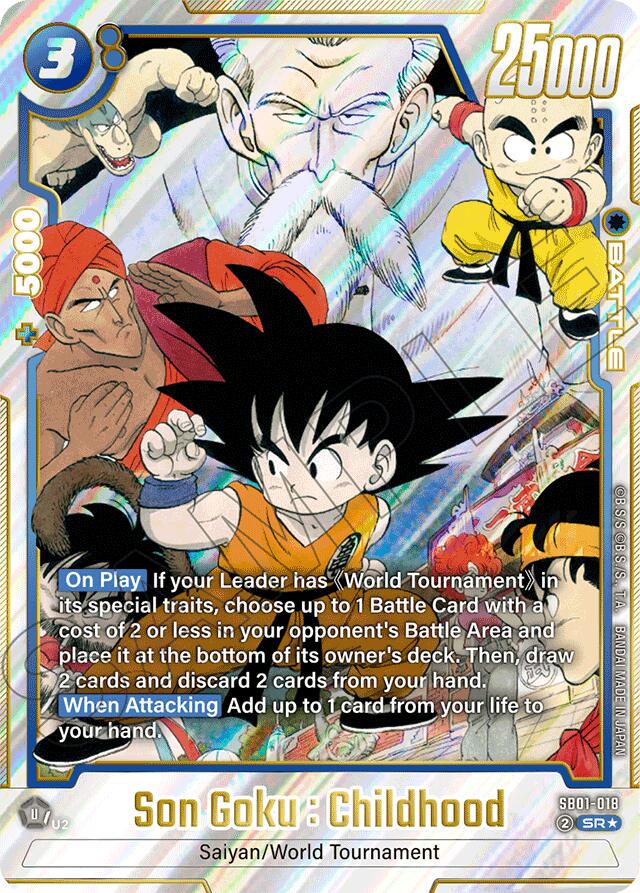 Dragon Ball - Son Goku: Childhood [Alt Art] - SB01-018 - Fusion World Manga Booster 01