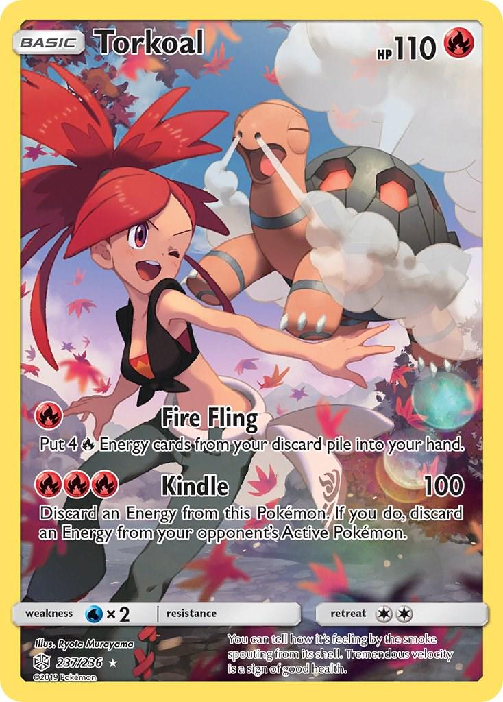 Pokémon TCG - Torkoal - 237/236 - Cosmic Eclipse