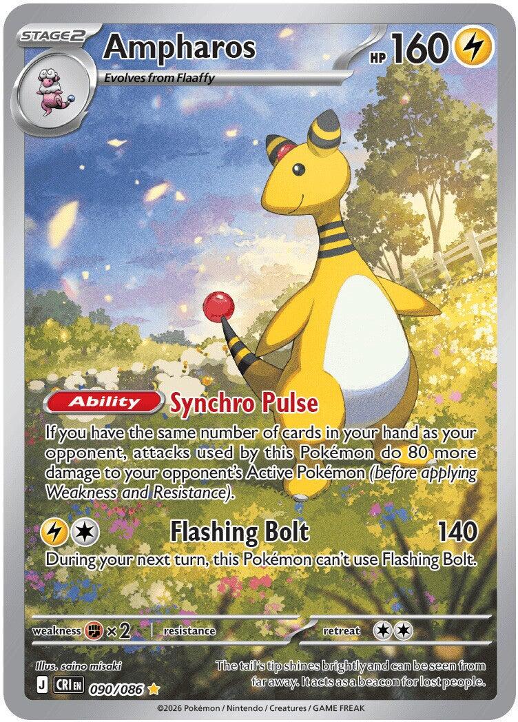 Pokémon TCG - Ampharos - 090/086 - Chaos Rising